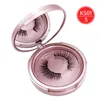 Magnetiska ögonfransar med 5 magneter 3D Sharped False Eyelash Natural Look Curl Daily Make-Up Lashes