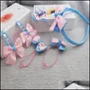 Hår Aessories Baby, Kids Maternity 7st / Set Kid Girl Spädbarn Baby Headband Bow Flower Band Headwear Drop Leverans 2021 KNPVW