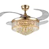 fan crystal chandelier