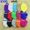 15 Kleuren KN95 Masker Fabriek 95% Filter FFP2 Kleurrijke Actieve Kool Ademhalingsmasker Klep 6 Layer Designer Face Shield Top Sale