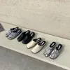 Zebra Padrão MED Calcanhar Chinelos ao Ar Livre Mulheres Vintage Quadrado Toe Snakeskin Slides Sexy Designer Mules Sapatos