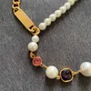 2021 marca gioielli di moda donna catena di perle vintage perle di cristallo colorate collana a catena partito multa di alta qualità nuovo design9971530