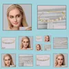 Smycken juvelryelegant bröllop kristall strass guldband pannband tiara huvudbonad hår aessory brud huvudbitar släpp leverans 2021 v