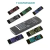 MX3 Pro Bakgrundsbelyst Backlight Air Mouse Mini Wireless Tangentbord Google Voice Remote Control Gyro IR Learning for Android TV Box PC