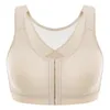 Bras Meleneca Front Front Closure Postawa Bra Wirefree Post Plus Size Wsparcie tylne