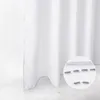 Wasserdichte weiße Polyester-Duschvorhänge für Hotel-Badezimmer-Türvorhänge