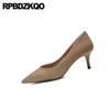 Klänningskor 2021 Storlek 4 34 Pekade Toe Casual Kvinnor Scarpin Fashion High Heels Italienska Tunna Luxury Stiletto Pumps Slip på Designer