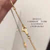 2021 Lisa Same Block Letter Necklace with Goldplated Pendant and Clavicle Chain8247392