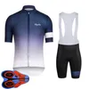 RAPHA Team Cykeltröja Set Sommar Herr Kortärmade Cykelkläder Road Racing Kläder Utomhussport Uniform Ropa Ciclismo S21050701