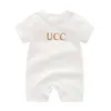 Summe mode lettre bébé garçon vêtements blanc rose vert à manches longues marque nouveau-né bébé filles barboteuse 0-3 mois