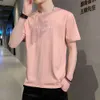 camisa de seda rosa hombres