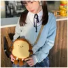 Funny Emotion Bread Plush Toy Pillow Stuffed Food Plush Toy Simulation Sliced Bread Toy Pillow Shoulder Bag Kids Bag Doll Toys Q0727