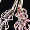 Nyaste fjäril Dubai guld smycken uppsättningar för kvinnor 2018 rhinestone afrikanska smycken uppsättning örhängen och halsband nigerianska bröllop h1022