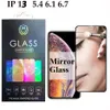 8D Beauty Mirror gehärtetes Glas Telefon-Displayschutz für iPhone 15 14 13 12 MINI 11 Pro SE XR X XS max 8 7 6 Plus mit Einzelhandelsverpackung