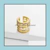 Charm Earrings Jewelry 2021 Fashion Pearl Ear Cuff Bohemia Stackable C Shaped Cz Rhinestone Small Earcuffs Clip For Women Wedding Drop Deliv