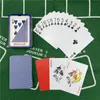 카드 놀이 10pcs / lot 4 색 PVC 포커 플라스틱 방수 설탕 변형 바카라 텍사스 holdem 포커 카드 카드 게임 엔터테인먼트