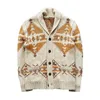 Men's Sweaters 2022 Casual Sweater Men Print Christmas Cardigan Warm Fashion Korean Jackets Coat