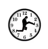 Wall Clocks Monty Python Inspired Silly Walk Clock Creative Silent Mute Art For Home Living Room Decor Lpfk