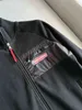 Autunno e inverno 2021 nuova giacca firmata materiale in pile di fascia alta comodo colletto rialzato con cerniera cappotto di lusso da uomo nero