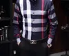Luxrys Designers Camicia elegante Abbigliamento da uomo Fashion Society Nero Uomo Tinta unita Business Casual Manica lunga da uomo M-3XL