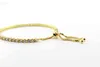 Bracelet de tennis en or 14 carats, bracelet cz réglable, bracelets en diamant de tennis, 2mm m