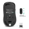 Rii rm200 2.4g wireless 5 botões recarregável móvel móvel móvel com receptor Nano USB, 3 níveis de DPI ajustável PC