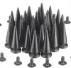 Tsunshine 25MM Dull Silver Metal Bullet Tree Spikes en Studs Leather craft Accessoires Metals DIY Jewelry263i