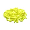50pcs/bag Cylinder Foam Floats Ball Fishing Float Beads Bobber Floating Foam Oval Indicator Bottom Stoppers Fish Accessories 438 Z2