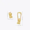 Dangle żyrandol enfashion nieregularny kolczyki dla kobiet złota kolor Asymetryczne kolczyki z kroplami 2022 Party biżuterii Pendientes E21