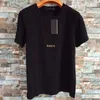 21ss Moda Erkek T Shirt Yaz Tasarımcısı Kısa Kollu Katı Renk Cep Dekorasyon Erkek Kadın Çiftler Yuvarlak Boyun Hip Hop Tee Asya Boyutu