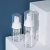 30ml 60mlプラスチックソープディスペンサーボトルクリアホワイトフォームポンプムーズポータブルハンドサニタイザー液体泡立てボトル旅行使用詰め替え瞬間