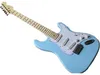 SkyBlue Electric Guitar med SSS pickupswhite pickGuardMaple FretboardChrome HardwareProvide Customized Services8037626