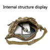 AIRSOFTA Utility Tactical Waist Pack Outdoor Bag Pouch Military Camping Hiking Waist Water Bottle Belt Bag Camouflage Waist Pack Q0721