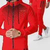 Men Trendy Sportswear Sets Spring Winter 2021 Casual Designer tracksuit Hoodies print Windbreaker fashion Sweatshirt Sweatpants Male basketball Sweatsuit S-3XL