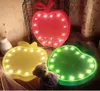 Lampade decorative a forma di mela a LED, piccola luce notturna per la camera da letto dei bambini, luci per WC, decorazione, illuminazione per interni