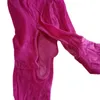 Sexy Strumpfhosenstrümpfe aus fettiger Seide, ultradünn und glänzend, offener Schritt, für Damen, Rot 919 X0521