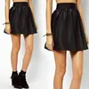 Skirts 2022 Fashion Mini Skirt Women Fux Leather For Lady High Waist Slim Shirt Streetwear Casual