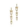 Perfect Replica 11t Iffany Jewelry Women Earring Same Earrings Ken Bean's Same Earrings Brass Chain Link Earrings Unique Des232D