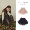 Barn tutu kjol koreanska märke deisgn tjejer mesh kjolar höst och vinter rosa svart toddler 210619