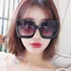 대형 음영 여성 선글라스 검은 패션 스퀘어 큰 프레임 빈티지 복고풍 안경 여성 유니섹스 oculos 6 색 공장 가격 MOQ = 10pcs