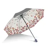 Umbrella creative female sun Multicolor custom logo three fold protection folding advertising rain treasure Parasol 100*65cm