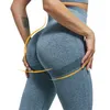 Lzyvoo leggings kvinnor sport hög midja push up tights damer träning andningsbar solid färg gym kläder 211224