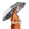 Umbrellas Folding Long Women Umbrella Handle Luxury Protection Wind Resistant Strong Fashion Paraguas Mujer Rain Gear BK50YS