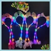 Headbands Jewelry Christmas Sequin Moving Hat Pinch Will Move The Rabbit Ear Luminous Hoop Hair Aessoriest2I52796 Drop Delivery 2021 Ig41Y