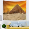 Tapestries Egypt Tower Tapestrise Wall Hanging Pyramids Nature Sunshine Home Decor Tapestry For Living Room