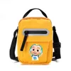 US Stock Kids Cocomelon JJ Fanny Pack Cartoon Crossbody Shoulder Bags with Plush Avocado Doll Pendant Key Holder Travel Sport Tote