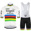 Julian Alafilippe World Ciclismo Jersey Set Roupas Passo Roupas Road Bicicleta Terno Bicicleta MTB Uniforme Maillot Racing Conjuntos