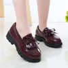 Children Casual Sneakers Toddlers Boys Girls Flats Kids Slip-on Loafers for Wedding Party Soft Tassel Bow Dress Shoes