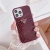 Fashion Designer Phone Cases for iPhone 14 14promax 14plus 14pro 13 12 11promax Xs XR Xsmax Hard Shell Crocodile Pattern Leather C6325766