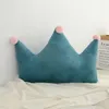 クッション/装飾的な枕ブルー白いピンクグレー星星の王冠ハートスローソファの寝具シートクッションバック腰部ホームルーム装飾